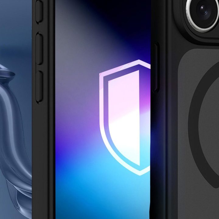 Dėklas 3mk Misty MagCase iPhone 14 telefonui, juodas