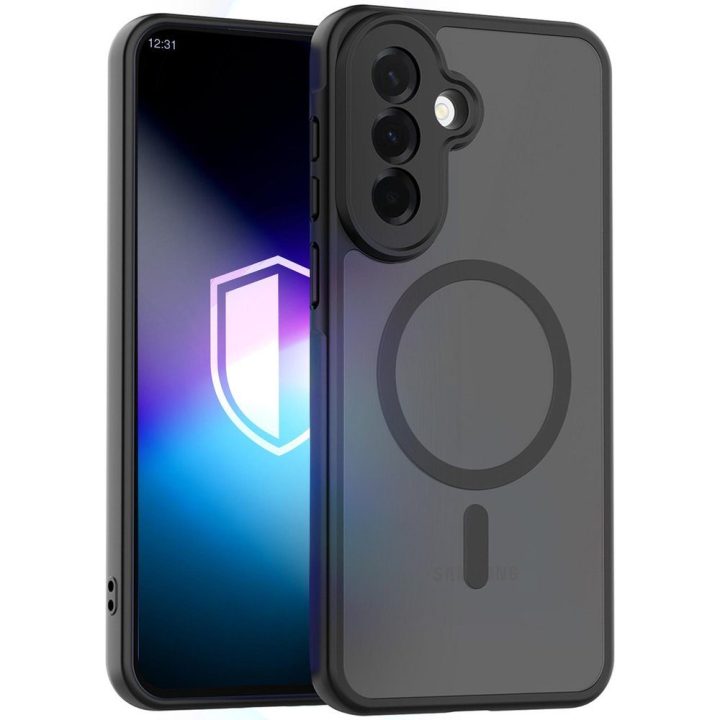 Juodas dėklas Samsung Galaxy A57 telefonui 3mk Misty MagCase