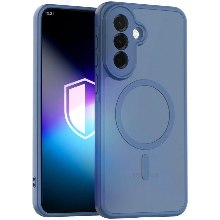 Mėlynas dėklas Samsung Galaxy A37 telefonui
