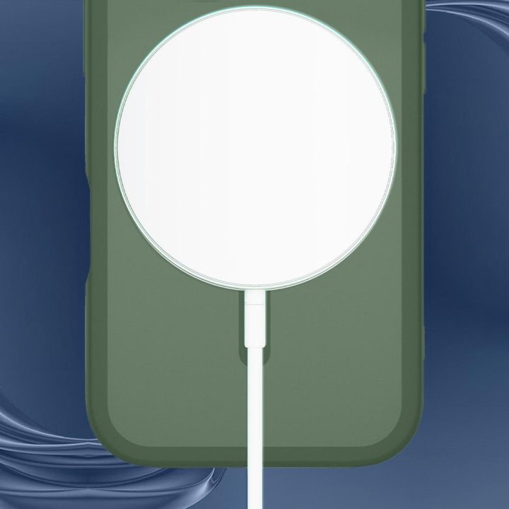 3mk Misty MagCase dėklas iPhone 16 Pro telefonui, žalias