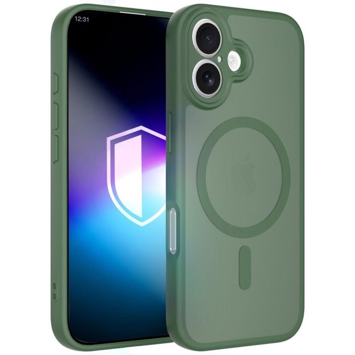 Žalias dėklas 3mk Misty MagCase iPhone 17