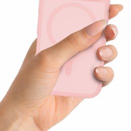 Rožinis 3mk Misty MagCase dėklas iPhone 16E / 17E telefonui