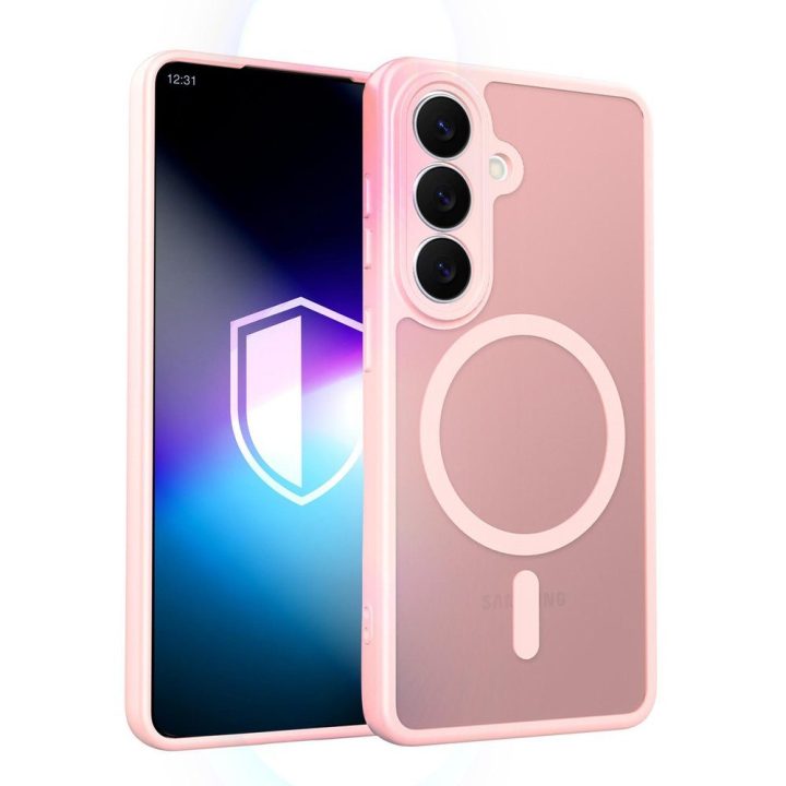 Rožinis dėklas Samsung Galaxy S26+ telefonui