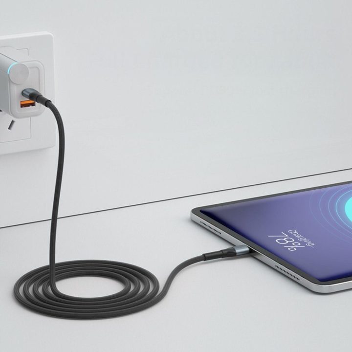 USB-C į USB-C laidas 100 W 1,5 m juodas 3mk Hyper Cable N-SERIES
