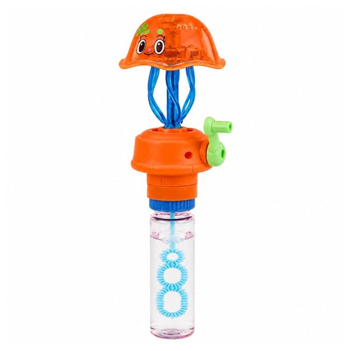 LED jūrų medūzos muilo burbulai su rankena, 40 ml