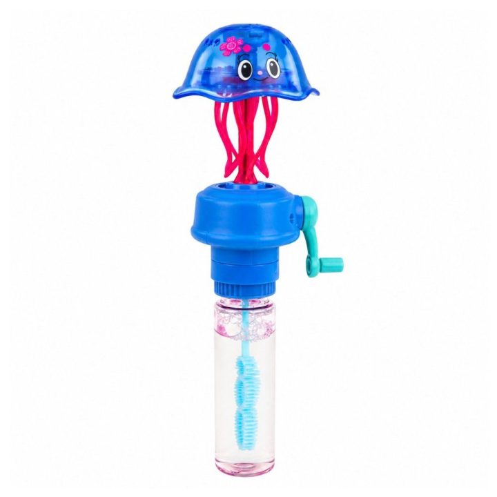 LED jūrų medūzos muilo burbulai su rankena, 40 ml