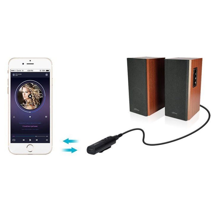 Media-Tech MT3588 Bluetooth 5.1 EDR ausinių adapteris
