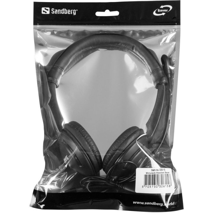 Sandberg 326-15 ausinės su mikrofonu ir 3,5 mm adapteriu