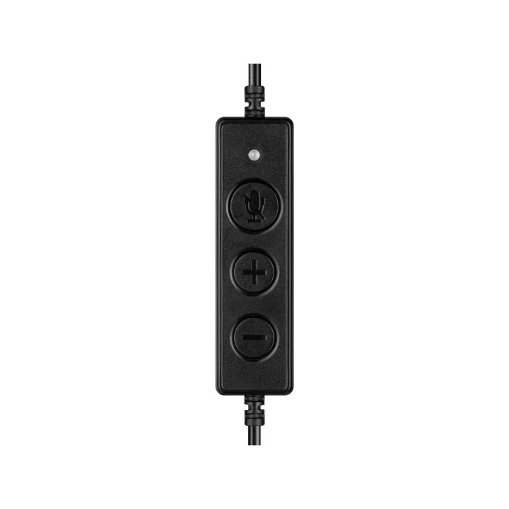 Sandberg USB+RJ9/11 Pro Stereo ausinės su mikrofonu, juodos