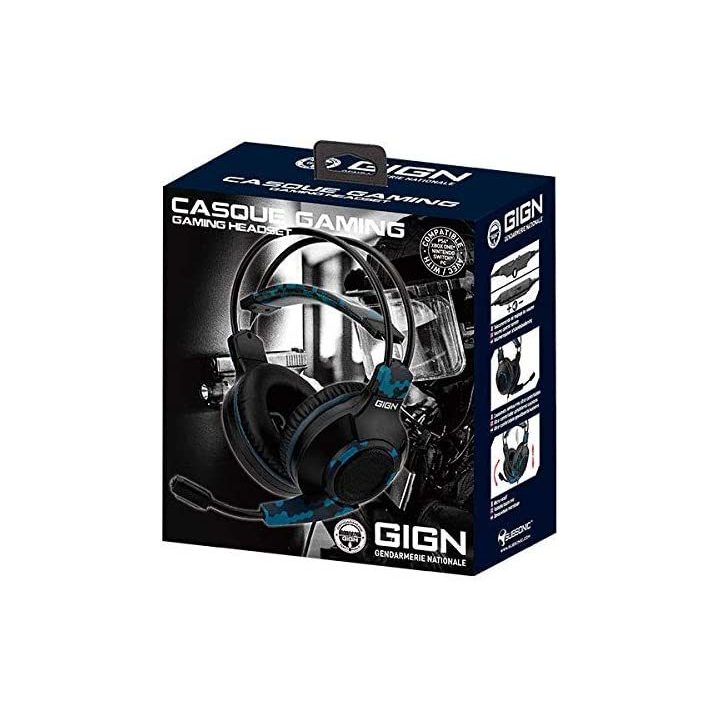 Subsonic GIGN žaidimų ausinės su mikrofonu