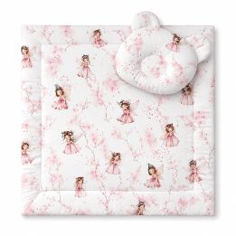2 dalių kūdikio patalynės komplektas Blossom Fairies su Teddy pagalvėle