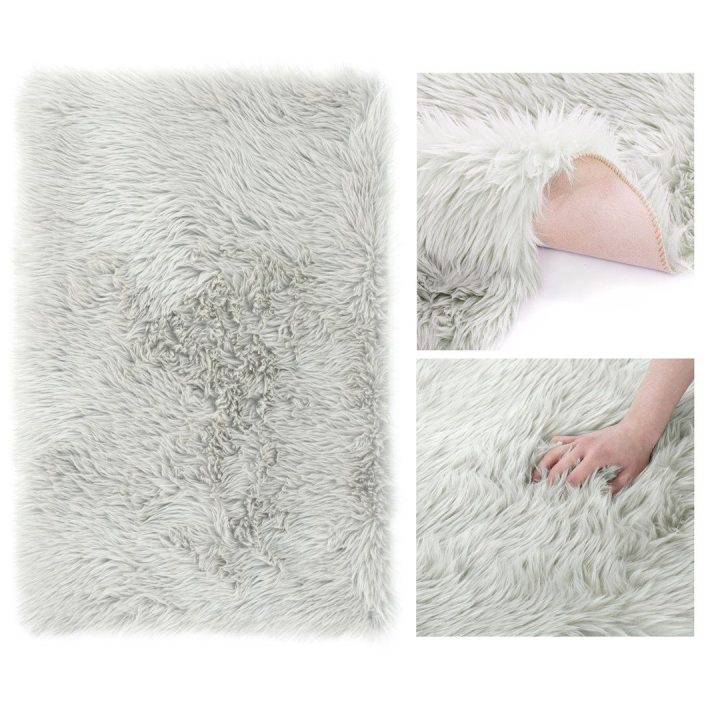Pilkas kilimas Dokka AmeliaHome 60 × 90 cm