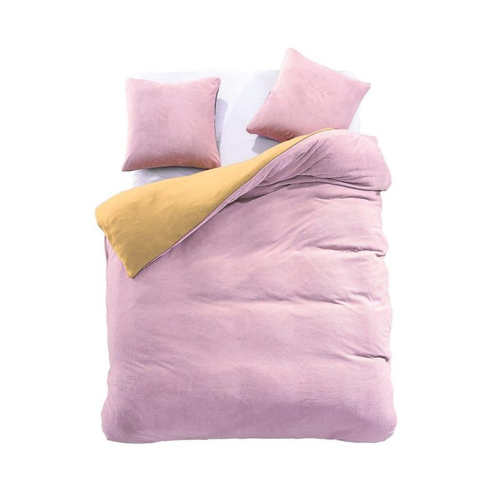 Patalynės komplektas Furry 08 AmeliaHome 155 × 220 cm + 1 × 80 × 80 cm, rožinis