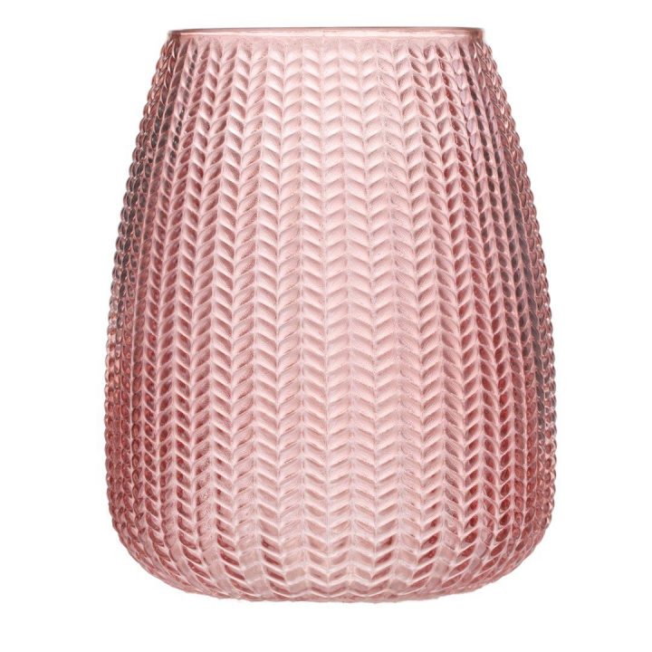 Rožinė vaza Suez AmeliaHome 15,5 × 19 cm