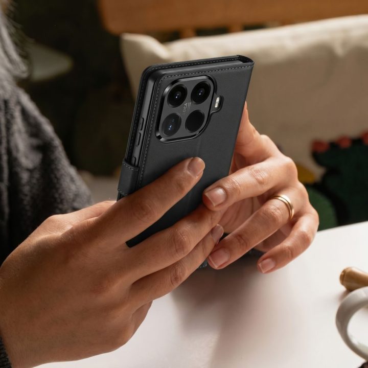 Telefono dėklas Xiaomi 17T Pro Tech-Protect Wallet, juodas