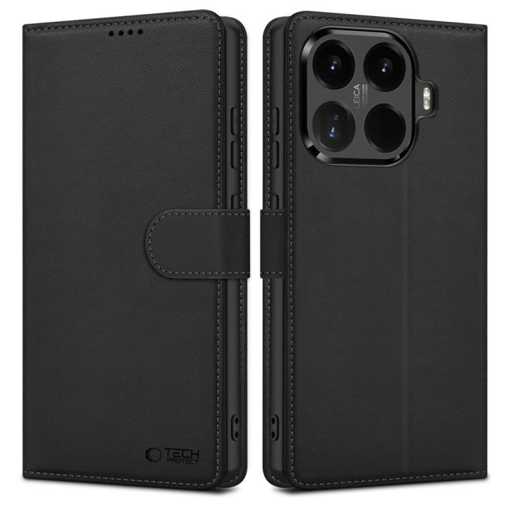 Telefono dėklas Xiaomi 17T Pro Tech-Protect Wallet, juodas