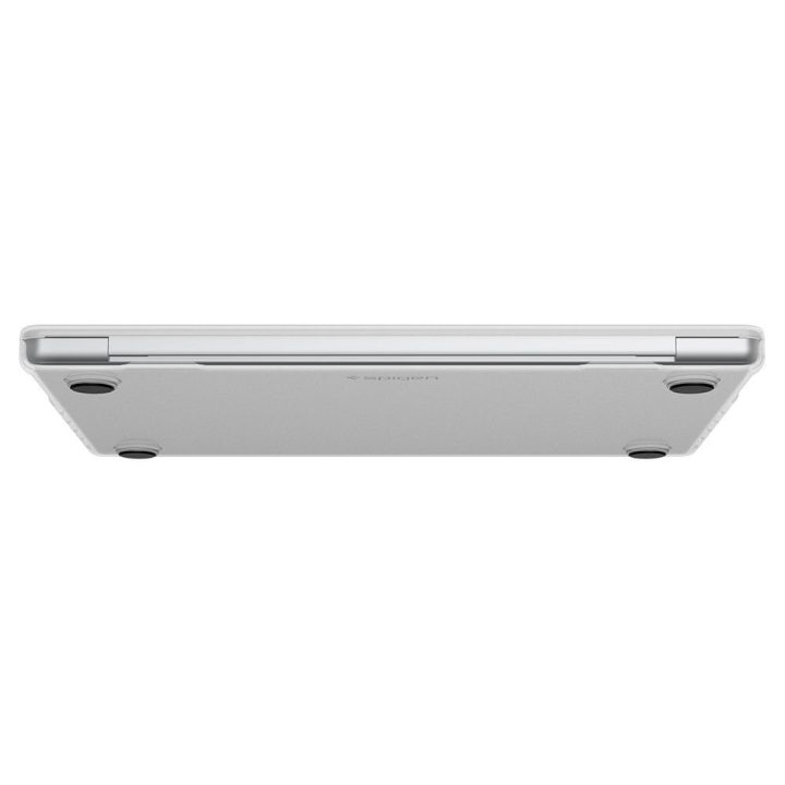 Spigen AirSkin dėklas MacBook Pro 14" 2021–2026, skaidrus matinis