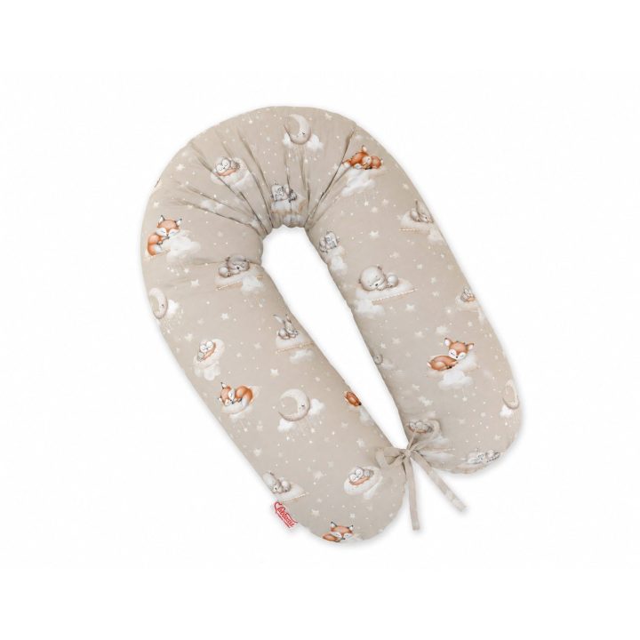 Nėštumo pagalvė Longer My Sweet Baby Twinkle Woodland su nuimamu užvalkalu