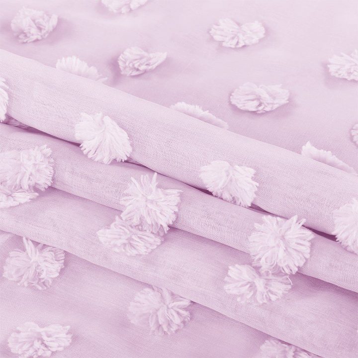 Rožinė užuolaida su kilpomis Lunare AmeliaHome 140 × 270 cm