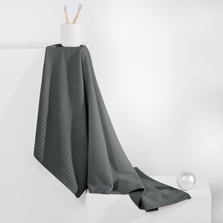 Rankšluostis AmeliaHome Plano 70 × 140 cm, pilkas