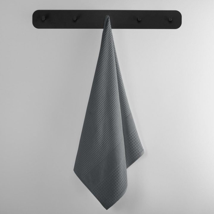 Rankšluostis AmeliaHome Plano 70 × 140 cm, pilkas