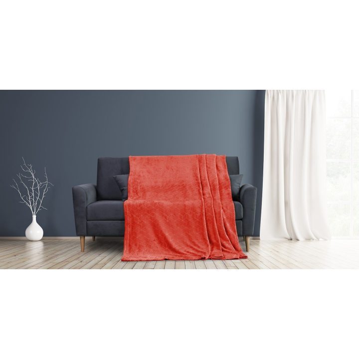 Pledas Nessa AmeliaHome 170 × 210 cm, raudonas