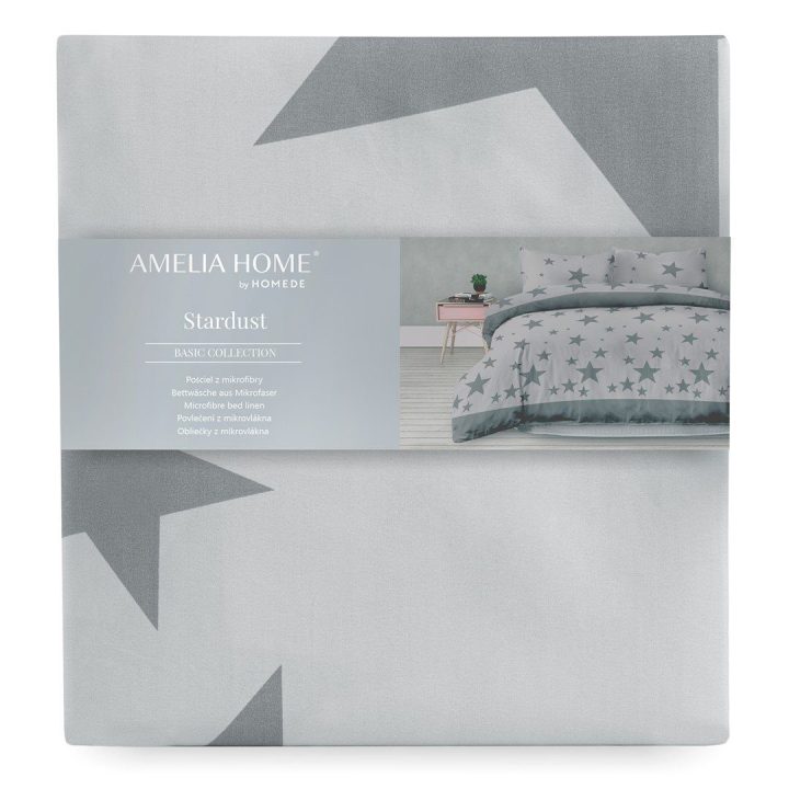 Patalynės komplektas Stardust AmeliaHome 200 × 200 cm + 2 × 63 × 63 cm