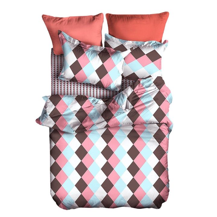 Patalynės komplektas Basic Geo AmeliaHome 155 × 220 cm + 1 × 80 × 80 cm