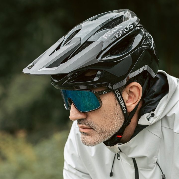 Kalnų dviračio šalmas Rockbros LK-99, 58–62 cm, juodas