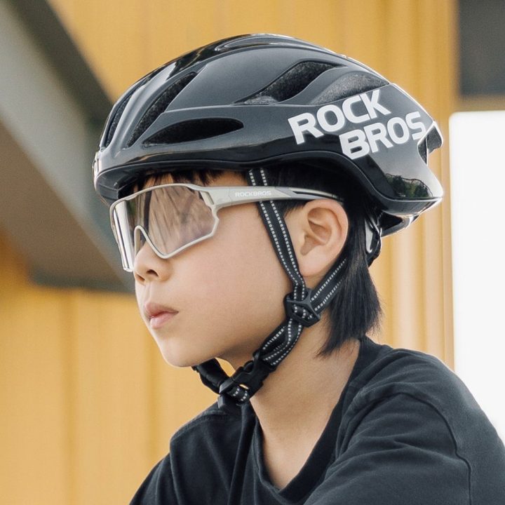 Rockbros TS-42 lengvas dviračio šalmas 58–62 cm, juodas