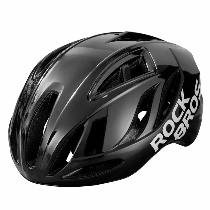 Rockbros TS-42 lengvas dviračio šalmas 58–62 cm, juodas