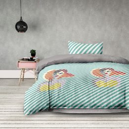 Patalynės komplektas Retrogirl AmeliaHome 155 × 220 cm + 1 × 80 × 80 cm