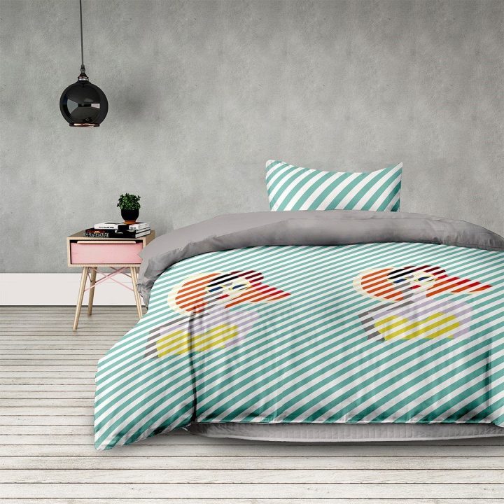 Patalynės komplektas Retrogirl AmeliaHome 155 × 220 cm + 1 × 80 × 80 cm