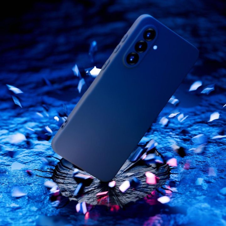 Telefono dėklas Samsung Galaxy A56 3mk Matt Case Pro, matinis juodas