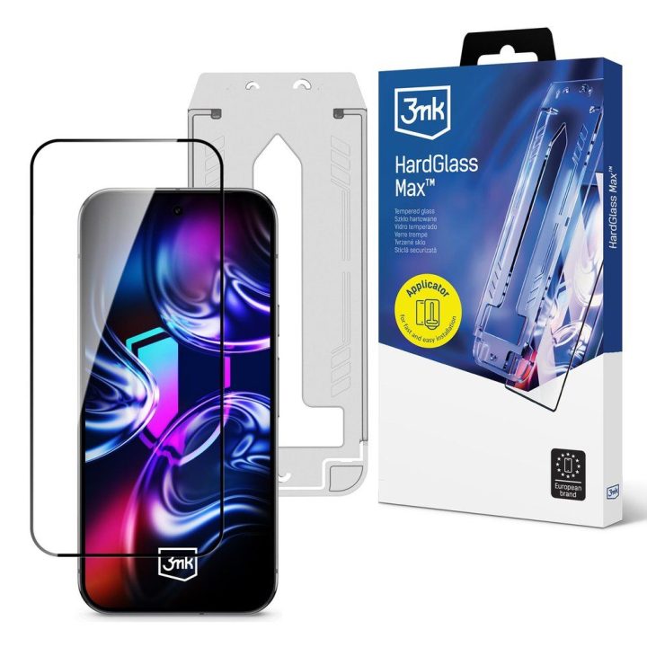 Apsauginis stiklas Google Pixel 10 ir 10 Pro telefonui 3mk Hardglass Max