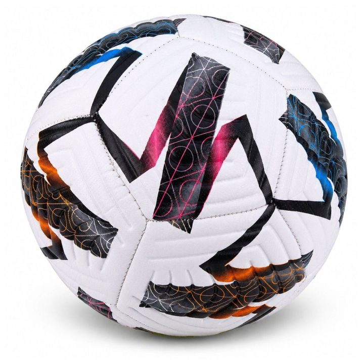 Baltas treniruočių futbolo kamuolys, 5 dydis, 22 cm