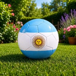 Argentina spalvų treniruočių futbolo kamuolys, 5 dydis