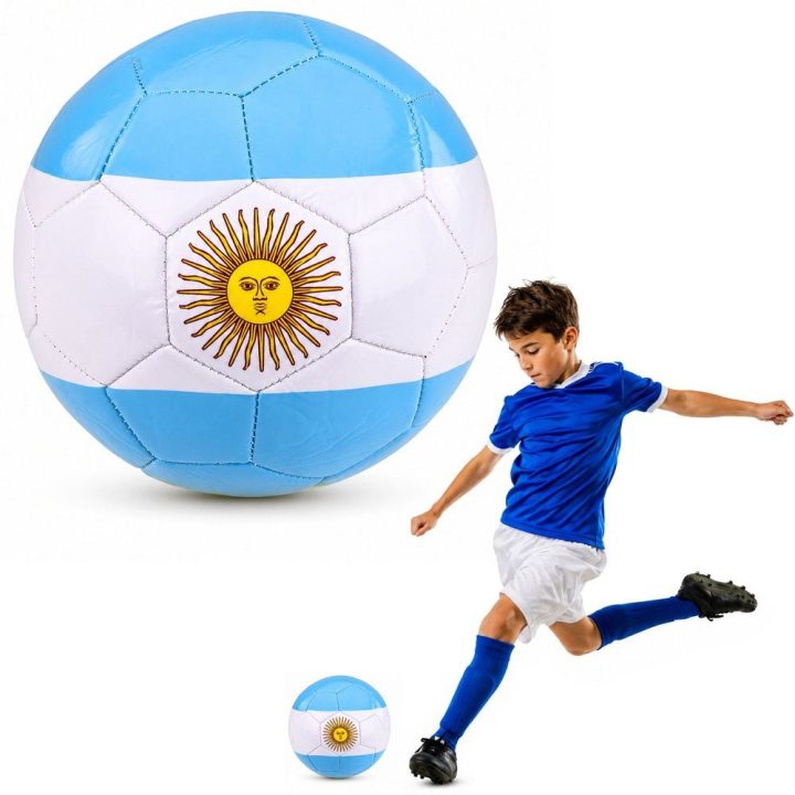 Argentina spalvų treniruočių futbolo kamuolys, 5 dydis