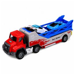 Žaislinis vilkikas su transporteriu ir paleidimo rampa