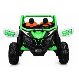 Žalias akumuliatorinis visureigis KKL-808 24V 4x4