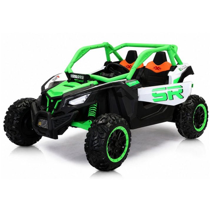 Žalias akumuliatorinis visureigis KKL-808 24V 4x4