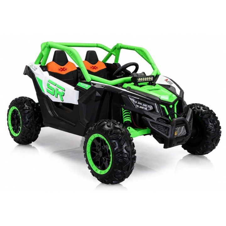 Žalias akumuliatorinis visureigis KKL-808 24V 4x4