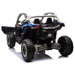 Mėlynas akumuliatorinis automobilis Maverick CAN-AM Turbo RR