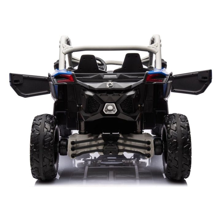 Mėlynas akumuliatorinis automobilis Maverick CAN-AM Turbo RR