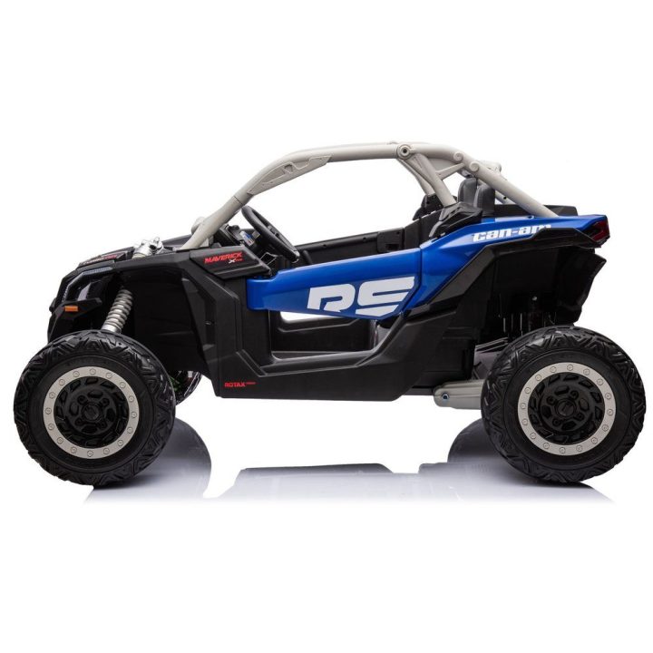 Mėlynas akumuliatorinis automobilis Maverick CAN-AM Turbo RR
