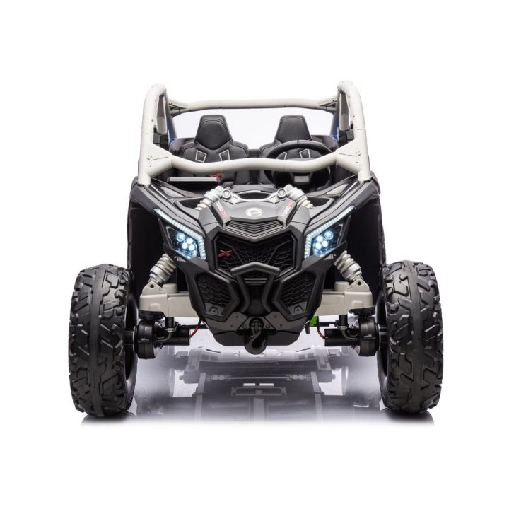 Mėlynas akumuliatorinis automobilis Maverick CAN-AM Turbo RR