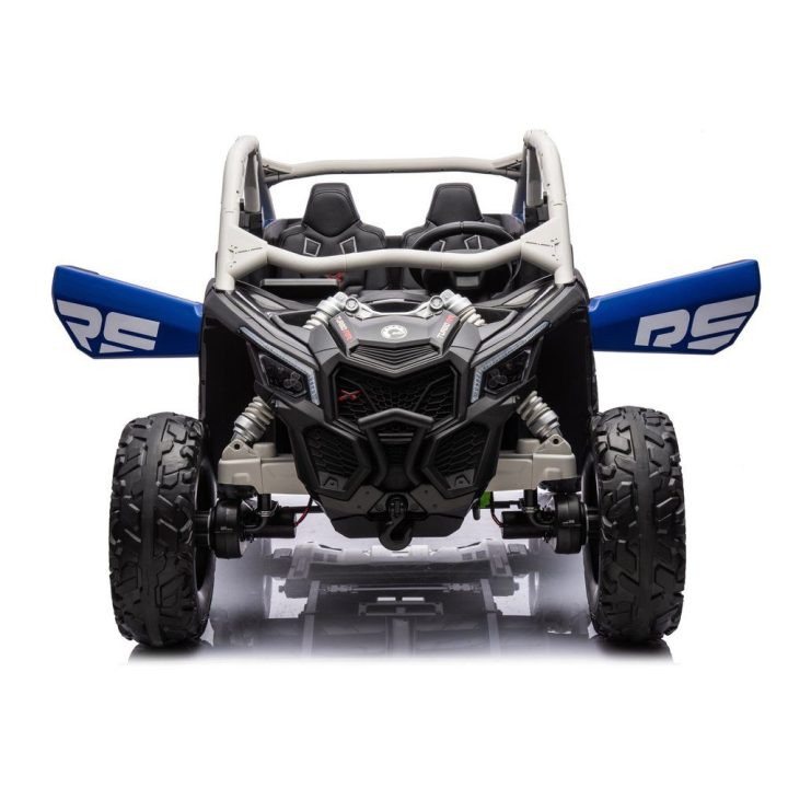 Mėlynas akumuliatorinis automobilis Maverick CAN-AM Turbo RR