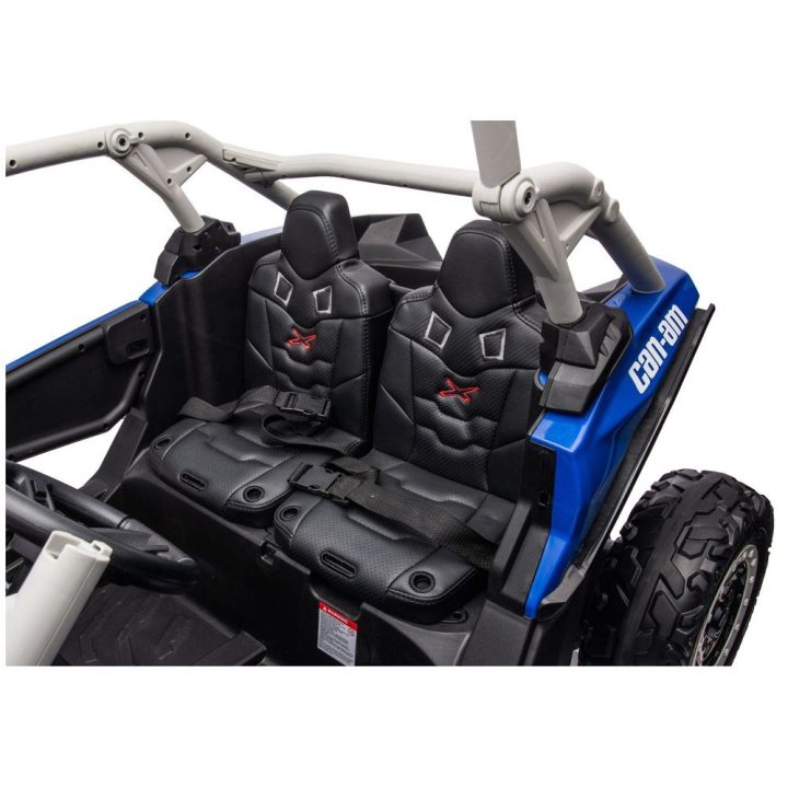 Mėlynas akumuliatorinis automobilis Maverick CAN-AM Turbo RR