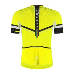 Vyriški dviratininko marškinėliai Rogelli Gara Mostro II, geltoni, 6XL