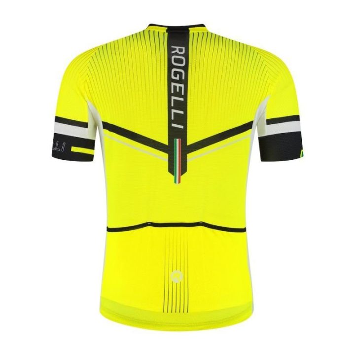 Vyriški dviratininko marškinėliai Rogelli Gara Mostro II, geltoni, 6XL